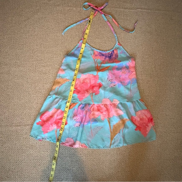 Everly Multicolor Abstract Top - Picture 9 of 12